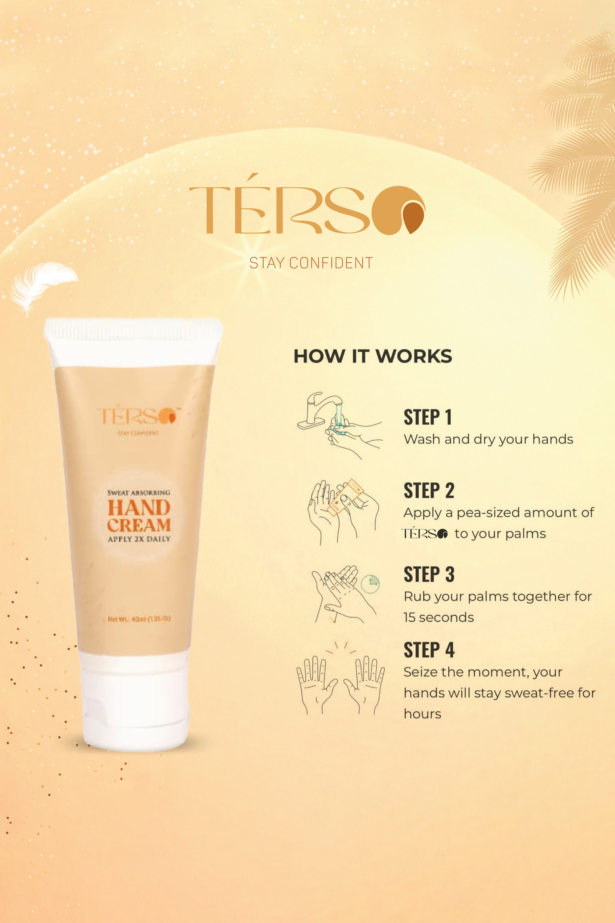 Sweat Absorbing Hand Cream